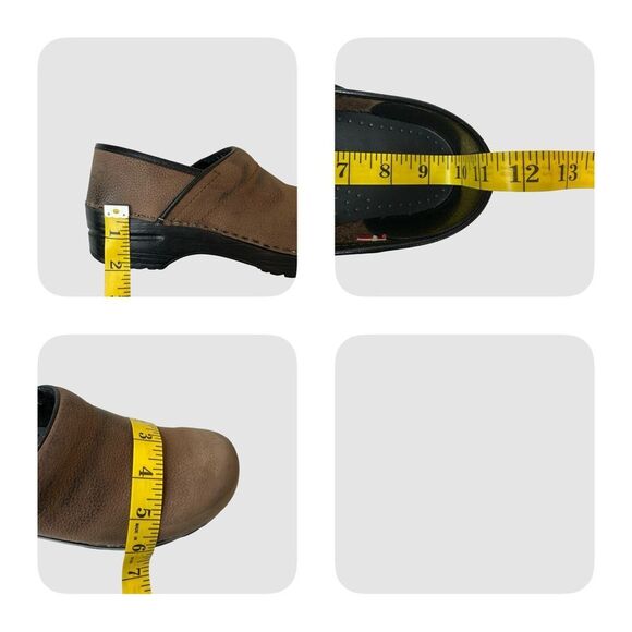 Sanita Brown Leather Mules - Picture 3 of 16